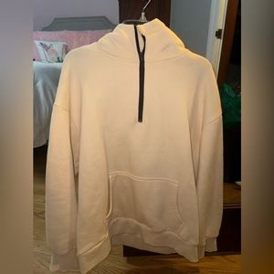 Yellow Half Zip Hoodie